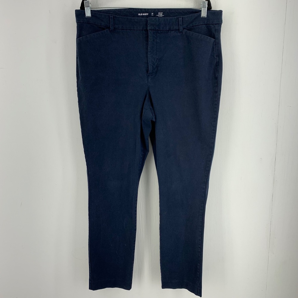 Old Navy Pixie High Rise Secret Smooth Pockets Pants 16T Chinos Stretch Casual